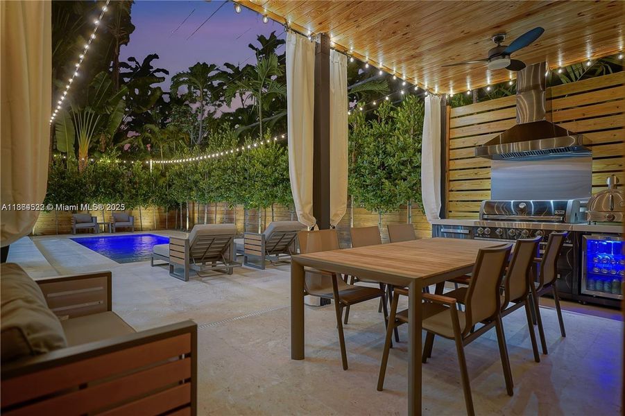 Furnished interior view inside a new home in , Miami (Image 33).