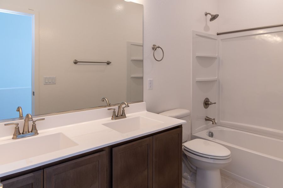 Furnished interior view inside a new home in Rancho Santa Rosa, Maricopa (Image 12).