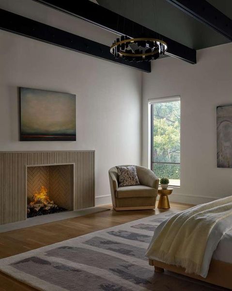 Furnished interior view inside a new home in , Dallas (Image 13).