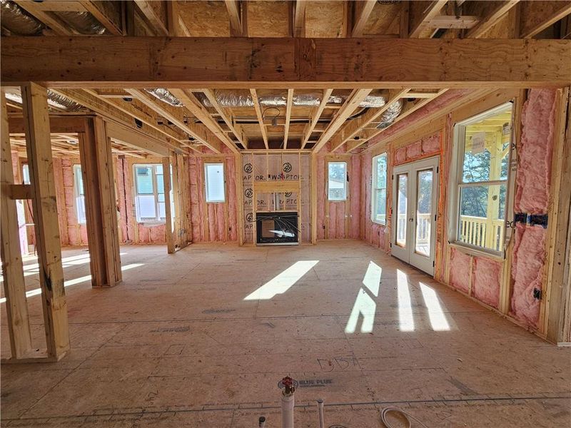 In-progress construction of a new home in , Marietta, GA (Image 12).