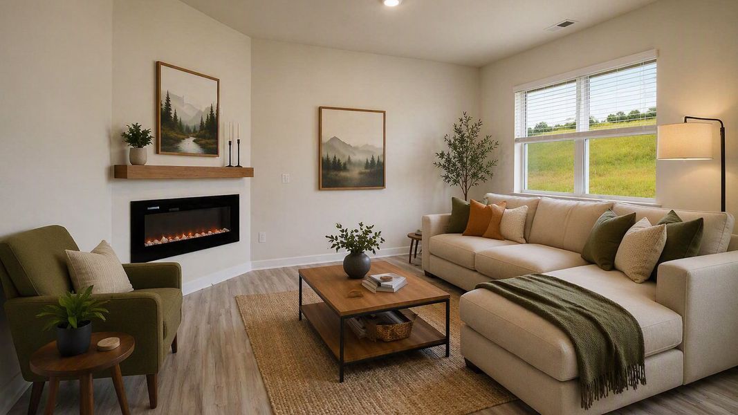 Representative furnished interior of a home built from the Aria by D.R. Horton in Valley View, Waynesville (Image 11). Representative furnished interior of a home built from the Aria by D.R. Horton in Valley View, Waynesville (Image 11).