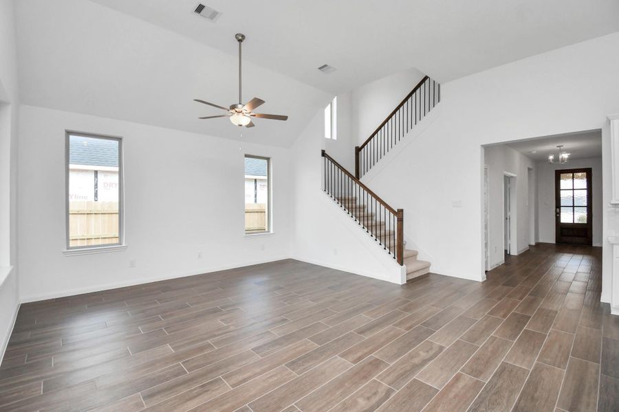 Spacious, unfurnished interior of a new home in 50' Traditional Homes at Elyson, Katy (Image 26).