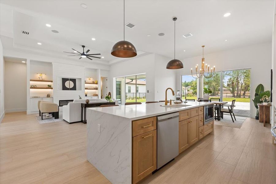 Furnished interior view inside a new home in , Sanford (Image 42).