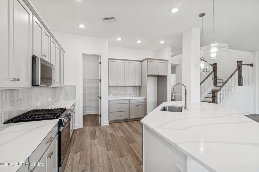 Furnished interior view inside a new home in Crosswinds 40’, Ponte Vedra (Image 10). Furnished interior view inside a new home in Crosswinds 40’, Ponte Vedra (Image 10).