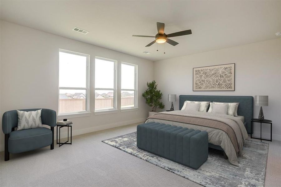 Furnished interior view inside a new home in Sweetgrass, Haslet (Image 13). Furnished interior view inside a new home in Sweetgrass, Haslet (Image 13).