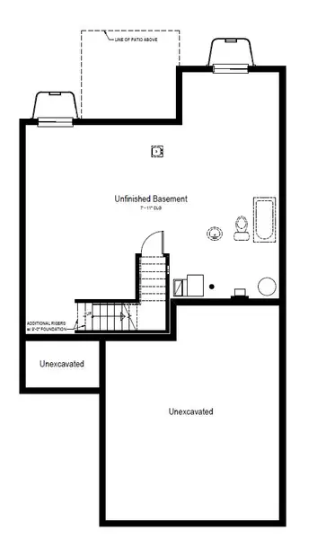 2D floor plan layout for the Willet by View Homes in Murata Farms, Fort Lupton, CO (Image 3).