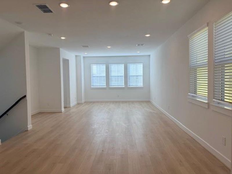 Open dining area and great room
