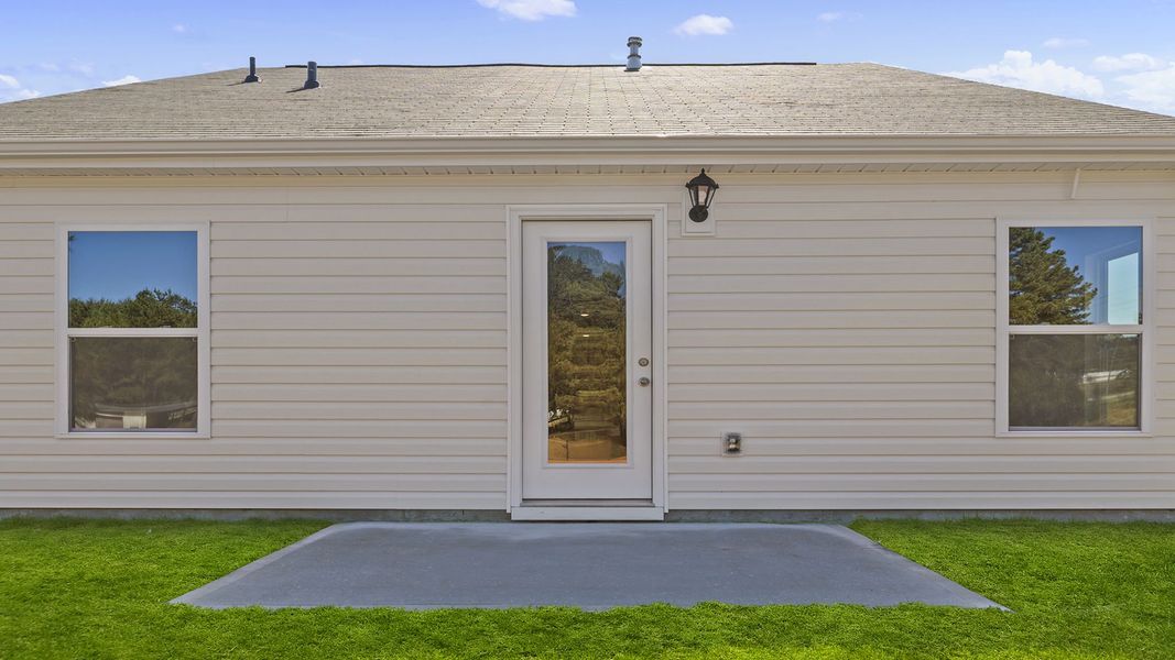 Exterior details and patio area of a home in Cloverdale Hills, Piedmont (Image 2). Exterior details and patio area of a home in Cloverdale Hills, Piedmont (Image 2).