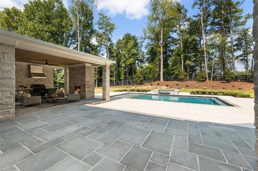 Exterior details and patio area of a home in , Milton (Image 37). Exterior details and patio area of a home in , Milton (Image 37).