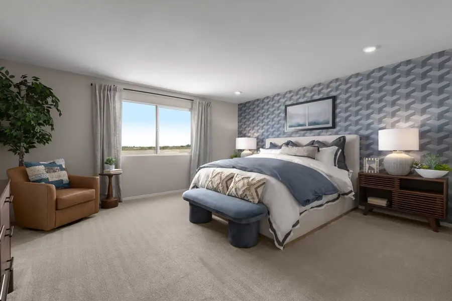 Representative furnished interior of a home built from the 2331 Modeled by KB Home in Entrada Del Toro at Rancho Sahuarita, Sahuarita (Image 8).