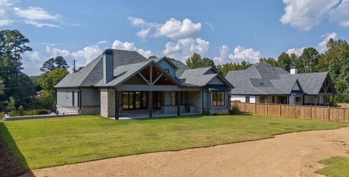 Front exterior of a new home in , Cumming, GA, highlighting curb appeal (Image 48).