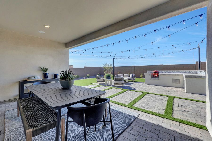 Representative exterior details of a home built from the Dove by Mattamy Homes in Las Ventanas, Goodyear (Image 26). Representative exterior details of a home built from the Dove by Mattamy Homes in Las Ventanas, Goodyear (Image 26).
