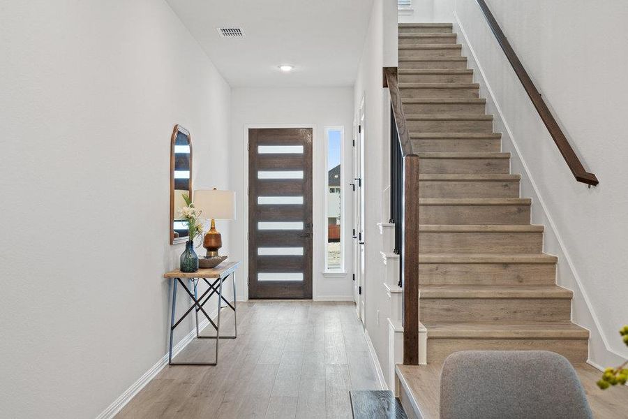 Furnished interior view inside a new home in Foxfield, Austin (Image 4).