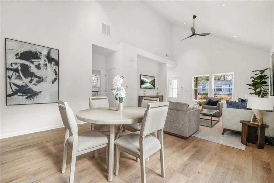 Furnished interior view inside a new home in , Atlanta (Image 7).