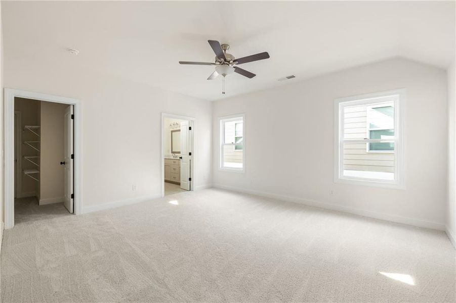 Spacious, unfurnished interior of a new home in Evanshire Single Family, Duluth (Image 19). Spacious, unfurnished interior of a new home in Evanshire Single Family, Duluth (Image 19).