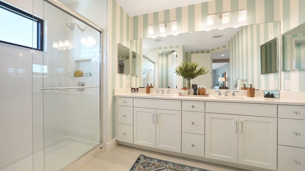 Furnished interior view inside a new home in Grand Park Real Estate and Homes for Sale in Sarasota, FL - Neal Communities, Sarasota (Image 14).