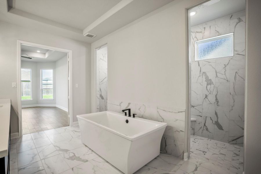 Furnished interior view inside a new home in Sienna 70' Lots, Missouri City (Image 13). Furnished interior view inside a new home in Sienna 70' Lots, Missouri City (Image 13).