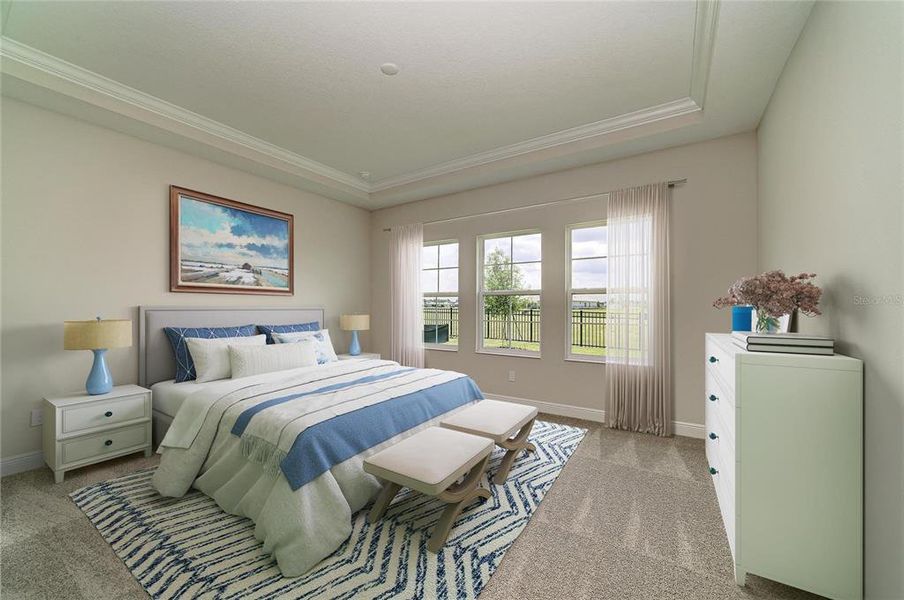 Furnished interior view inside a new home in North River Ranch, Parrish (Image 4).