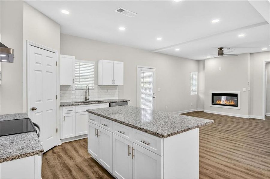 Furnished interior view inside a new home in , Lithonia (Image 12).