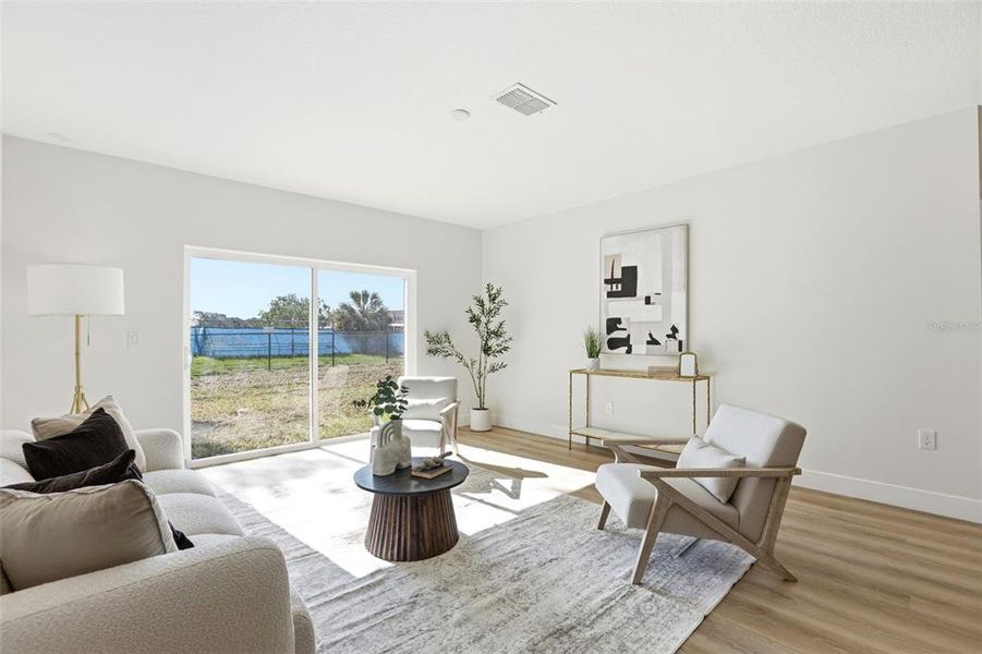 Furnished interior view inside a new home in , Leesburg (Image 16).