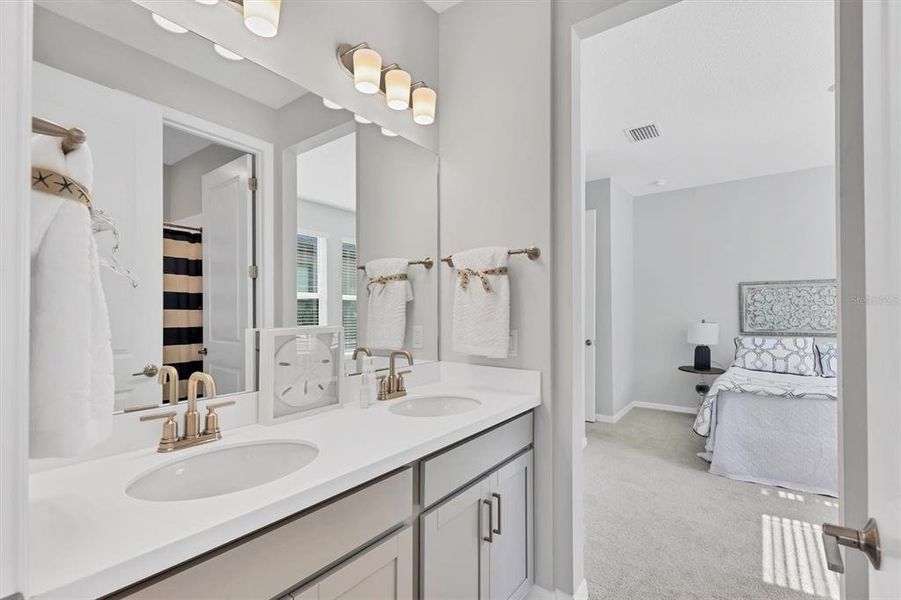 Furnished interior view inside a new home in , Bradenton (Image 8). Furnished interior view inside a new home in , Bradenton (Image 8).