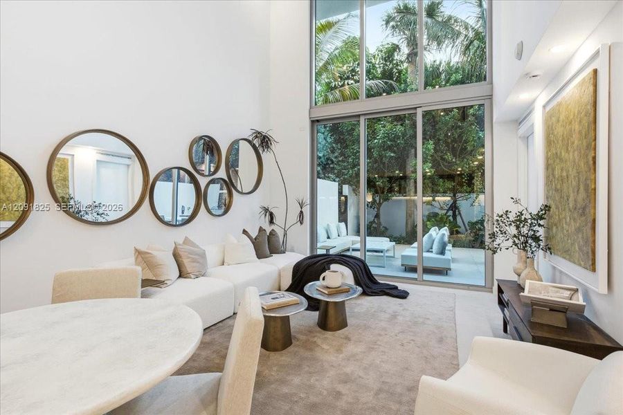 Furnished interior view inside a new home in , Miami (Image 6).