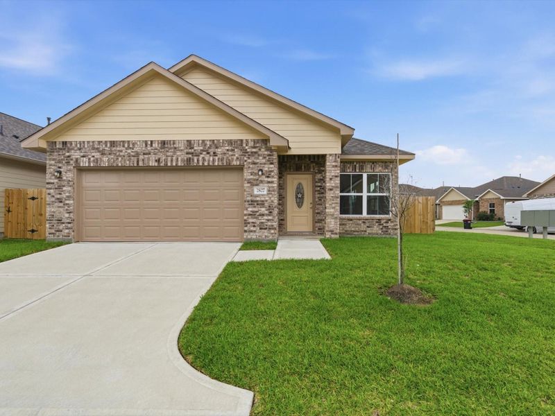Beyond its beautiful design, this new construction home offers lasting peace of mind with a 30-year roof, low tax rate, and 2-10 home warranty.
