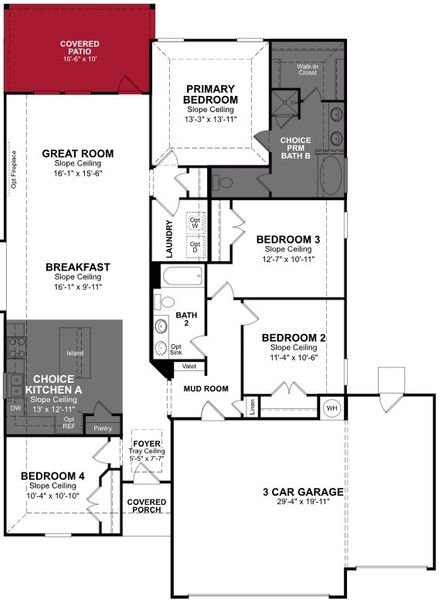 2D floor plan layout of this home in Sunrise Cove, Texas City, TX (Image 3).