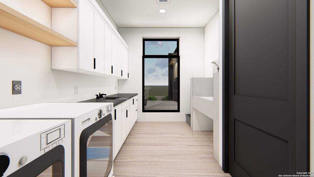 Furnished interior view inside a new home in , San Antonio (Image 13).