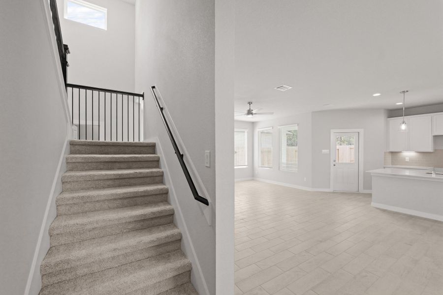 Spacious, unfurnished interior of a new home in Cypresswood Landing, Humble (Image 20).