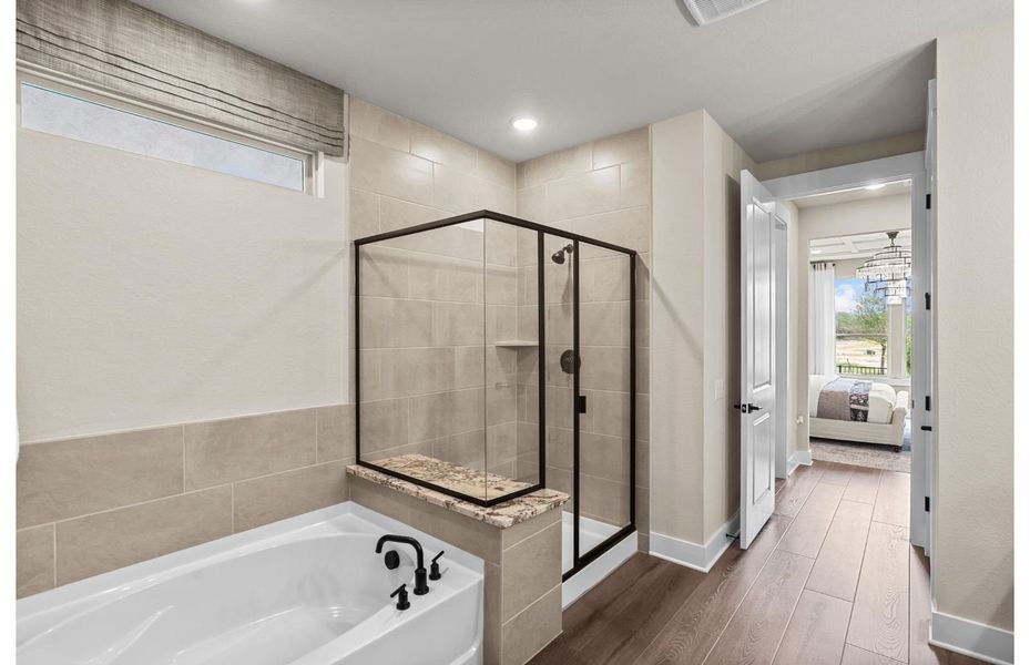 Furnished interior view inside a new home in Del Webb New Braunfels at Veramendi, New Braunfels (Image 10).