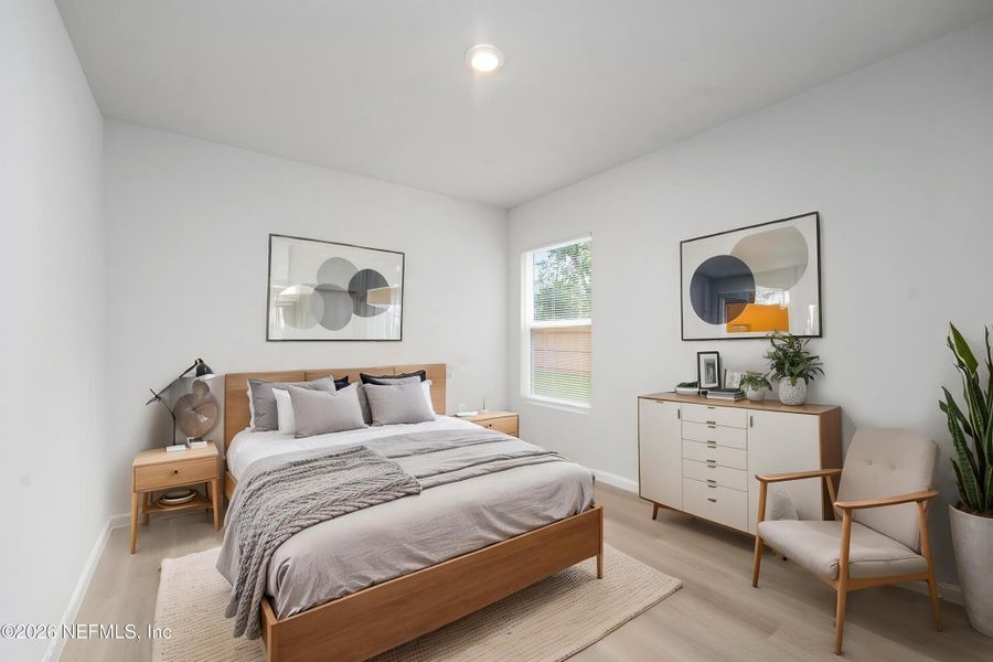 Furnished interior view inside a new home in , Jacksonville (Image 7).
