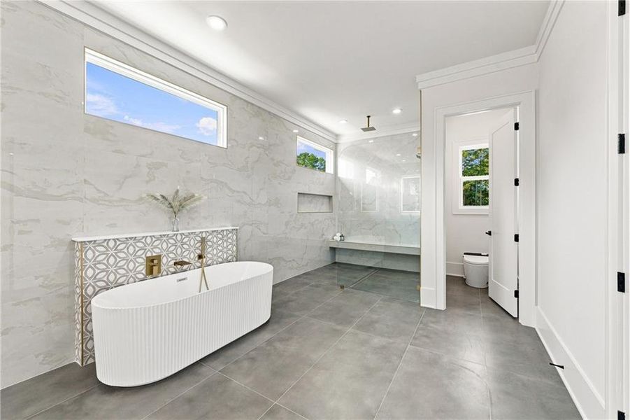 Furnished interior view inside a new home in , Buford (Image 41).