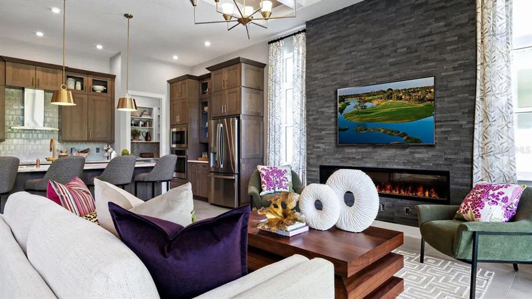 Furnished interior view inside a new home in , Deland (Image 16).
