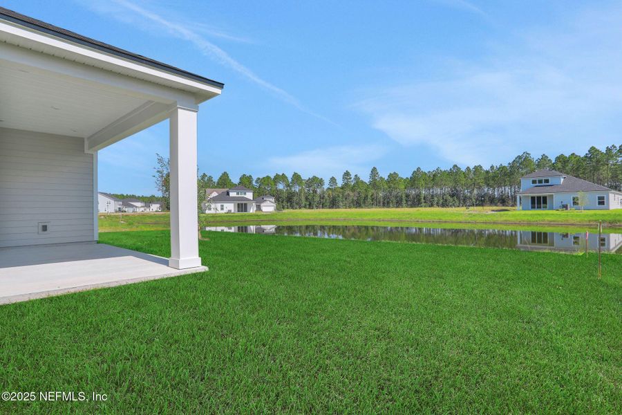 Exterior details and patio area of a home in Brook Forest - Single Family Homes, St. Augustine (Image 2). Exterior details and patio area of a home in Brook Forest - Single Family Homes, St. Augustine (Image 2).