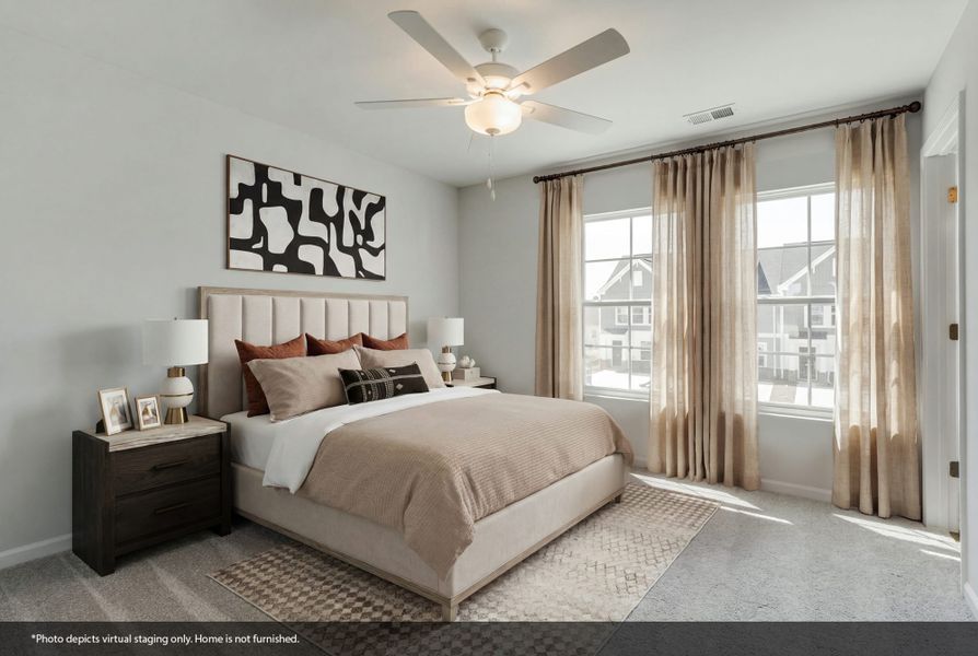 Furnished interior view inside a new home in Astoria, Columbia (Image 10).
