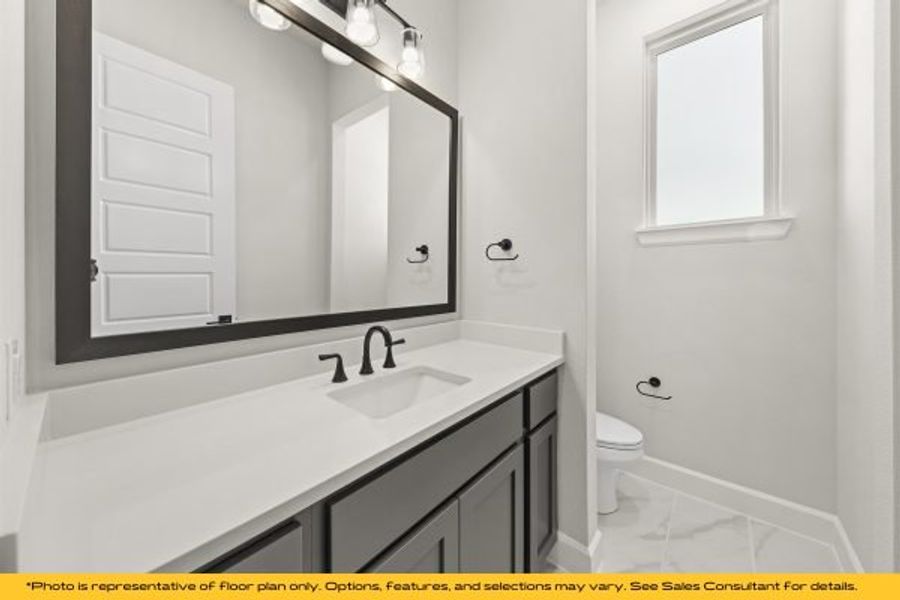 Representative furnished interior of a home built from the The Barbados by Stonefield Homes in The Highlands, Rockwall (Image 50).