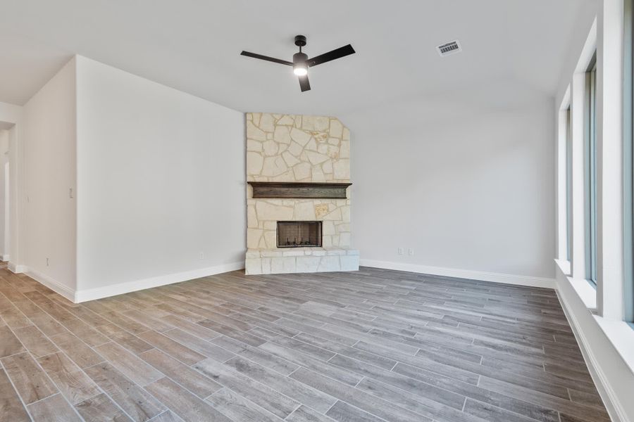 Family Room | Concept 2050 at Massey Meadows in Midlothian, TX by Landsea Homes