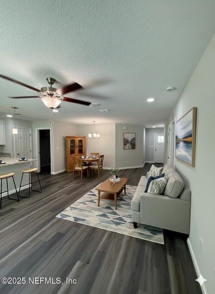 Furnished interior view inside a new home in , Jacksonville (Image 12).
