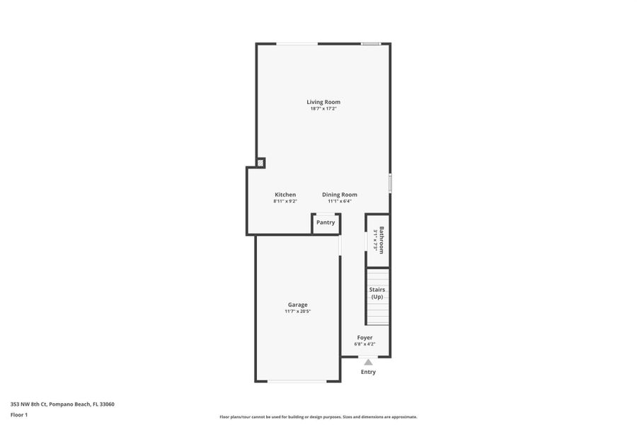 2D floor plan layout of this home in , Pompano Beach, FL (Image 3). 2D floor plan layout of this home in , Pompano Beach, FL (Image 3).