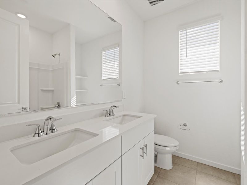 Furnished interior view inside a new home in Allure Vista Reserve Series, Buckeye (Image 5).