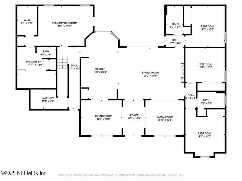 2D floor plan layout of this home in , Jacksonville, FL (Image 5).