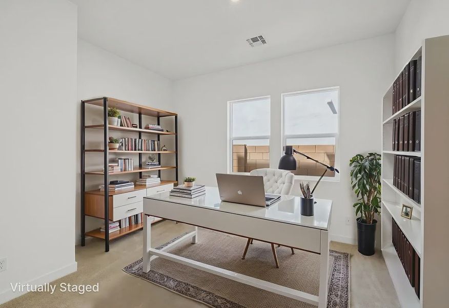 Virtually Staged Office - 4 of 12