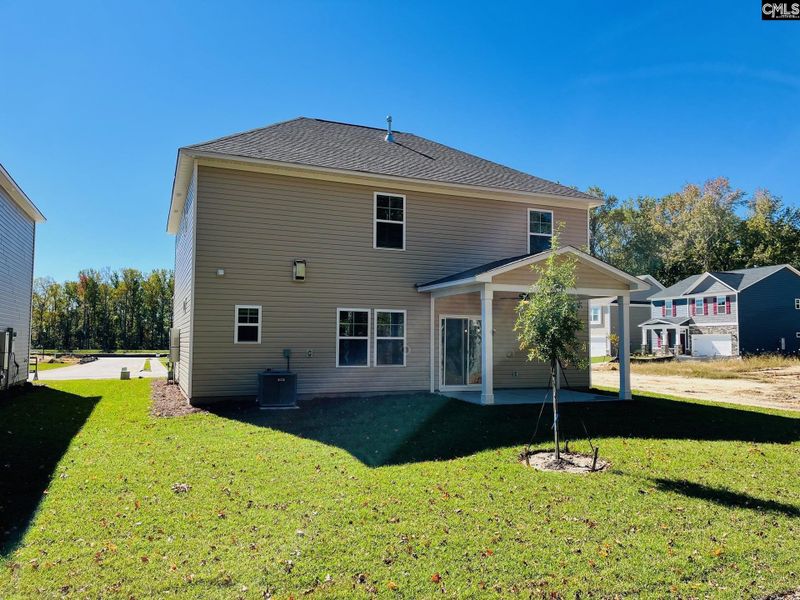 Exterior details and patio area of a home in Blythewood Farms, Blythewood (Image 3).