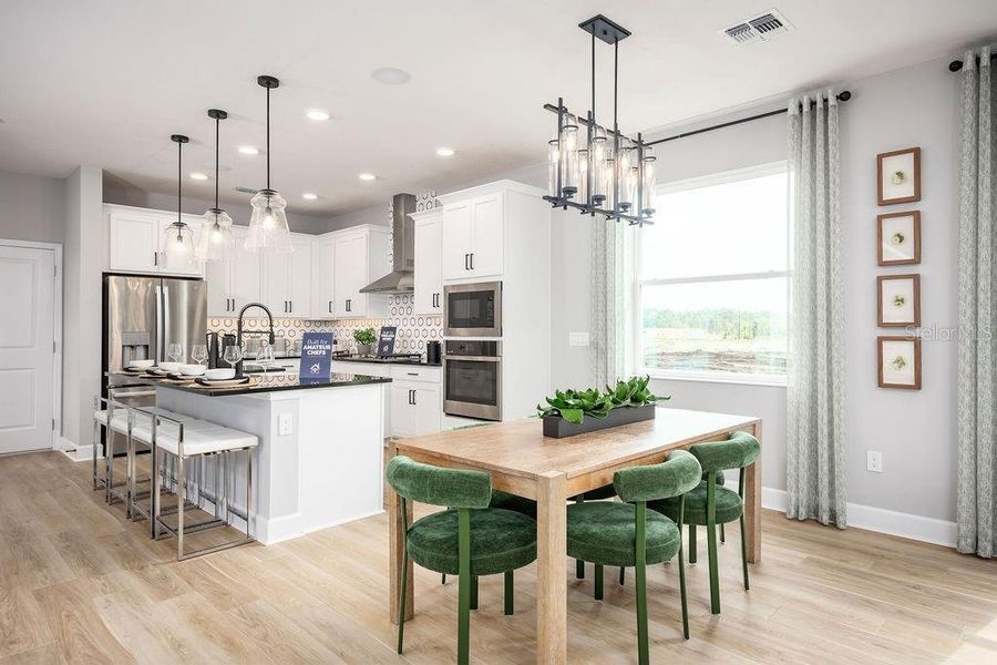 Furnished interior view inside a new home in Center Lake on the Park, St. Cloud (Image 15). Furnished interior view inside a new home in Center Lake on the Park, St. Cloud (Image 15).