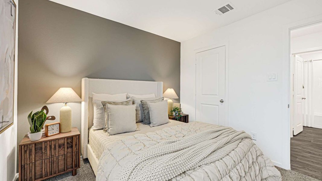 Furnished interior view inside a new home in Milo Farms, Needville (Image 13).