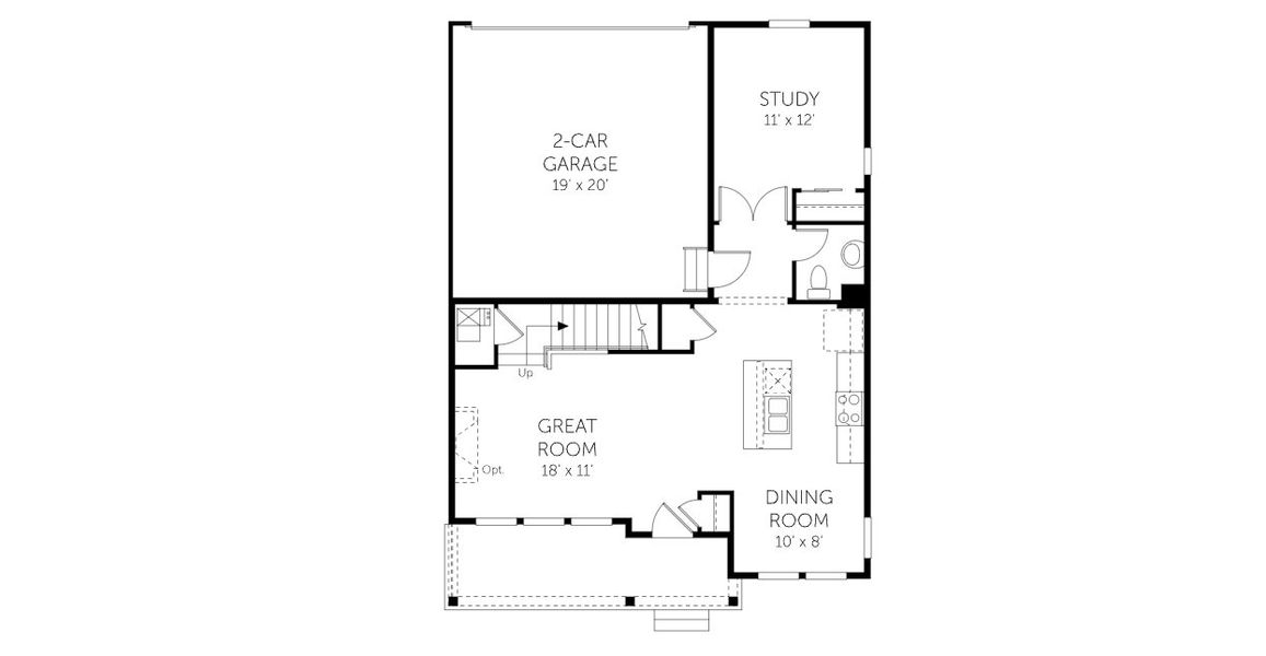 2D floor plan layout of this home in Waterfield - Single Family Homes, Fort Collins, CO (Image 5). 2D floor plan layout of this home in Waterfield - Single Family Homes, Fort Collins, CO (Image 5).
