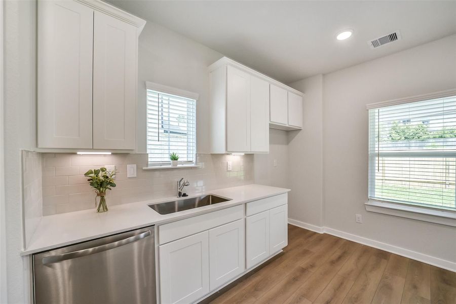 Furnished interior view inside a new home in Lakes at Black Oak, Magnolia (Image 10).