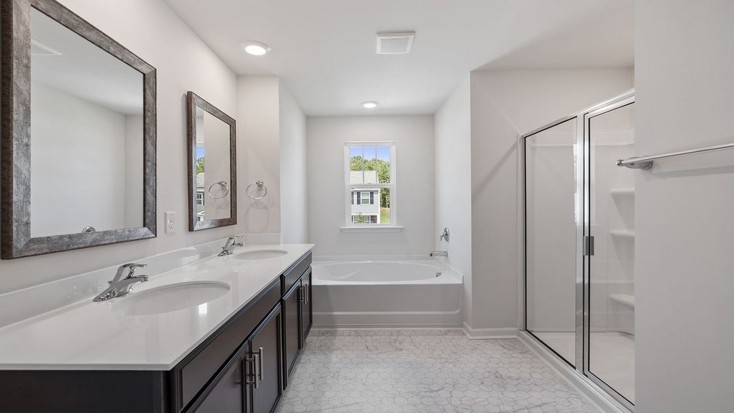 Furnished interior view inside a new home in Cedar Gap, Fountain Inn (Image 11). Furnished interior view inside a new home in Cedar Gap, Fountain Inn (Image 11).