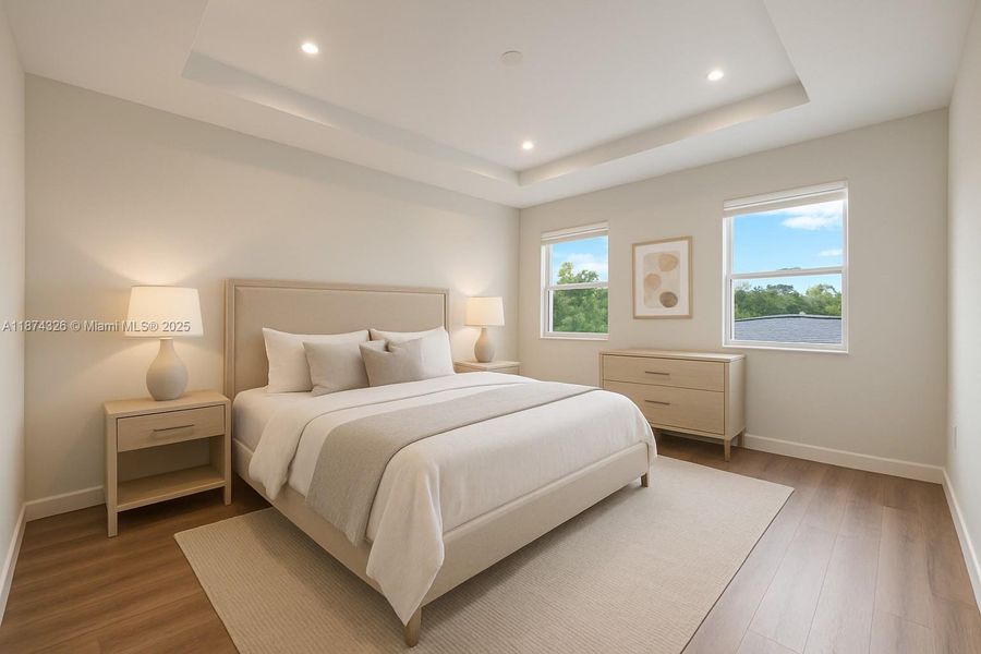 Furnished interior view inside a new home in , Miami (Image 12). Furnished interior view inside a new home in , Miami (Image 12).